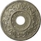 Ekena Millwork Valletta Ceiling Medallion (Canopies up to 3 1/2"), 18"OD x 3 1/2"ID x 1"P, Castle Stone Crackle CM18VLCSC - alternate 1